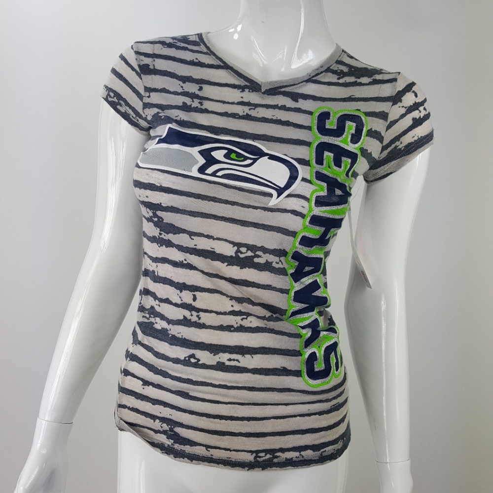 Seahawks NFL Team Apparel V-Neck Tee